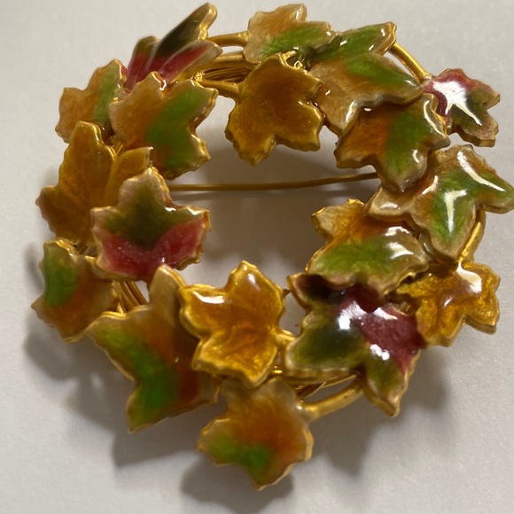 unbranded Jewelry - Fall Leaves Enamel Brooch